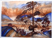 Tom Thomson water colour